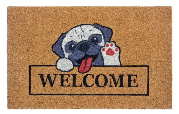 Kókuszrost szőnyeg 75x45 cm Welcome & Dog - Hanse Home