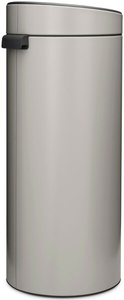 Brabantia Touch Bin New Soft-Touch nyomófedeles hulladékgyűjtő belső tartállyal, kerek, 30L - G méret, acél, hamvasszürke - 254963