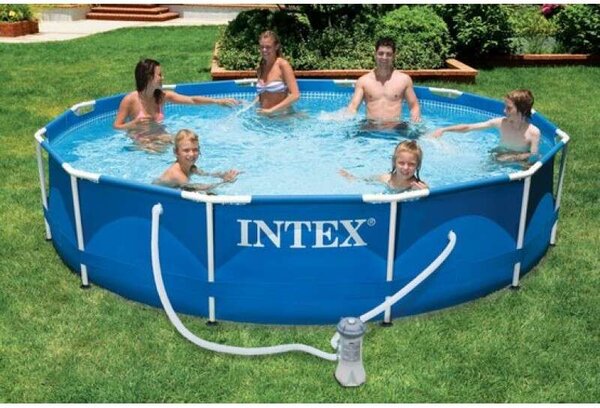 Intex 305x76cm Metal Frame fémvázas Medence vízforgatóval (28202NP)