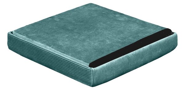 Összecsukható tárolós puff, bársony 38x38 cm, menta - CLOE
