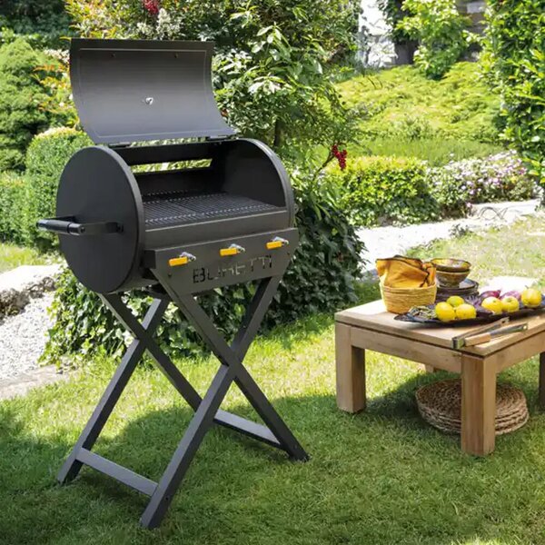 Gázgrill beépített hőmérővel, Boretti, ADDIZIO, antracit