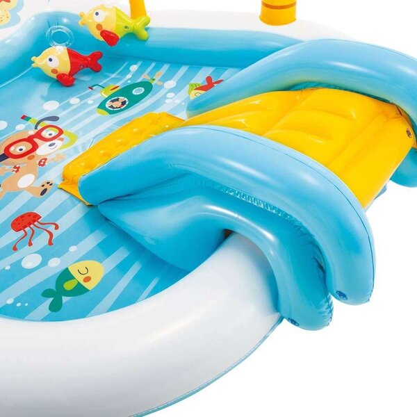 Intex Fishing Fun felfújható Gyerekmedence 218x188x99cm - Tengerpart (57162NP)