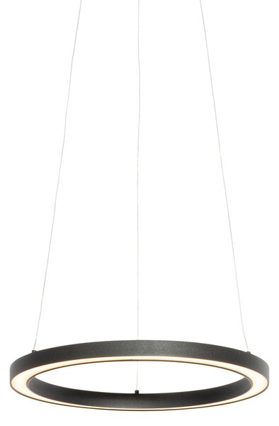 Függőlámpa fekete 40cm LED-del, 3 fokozatú dimmerrel - Girello