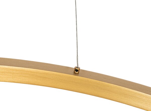 Arany függőlámpa 80 cm LED-del, 3 fokozatú fényerőszabályzóval - Girello