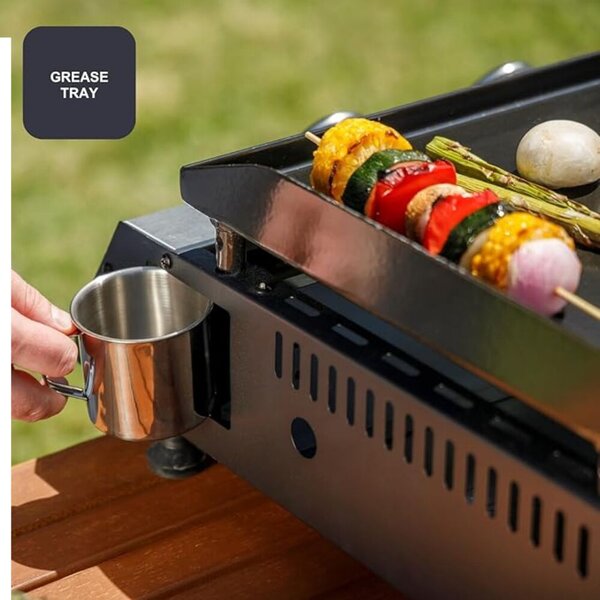 Black+Decker BXOP7350E 3 égős Gázgrill 3 x 2450 W - Fekete/Ezüst