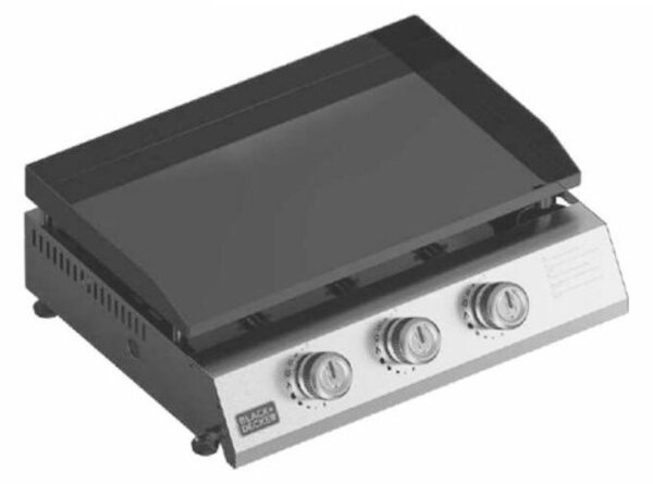 Black+Decker BXOP7350E 3 égős Gázgrill 3 x 2450 W - Fekete/Ezüst