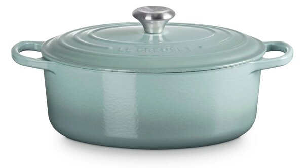 Le Creuset Signature Öntöttvas főzőedény 29 cm - Kékeszöld