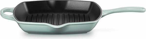Le Creuset Gusseisen Négyzet alakú Grill serpenyő 26 x 26cm - Zöld