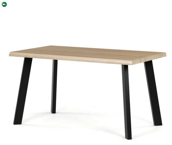 Jídelní stůl 140x80cm, mdf, divoký dub, HT-F4514 OAK