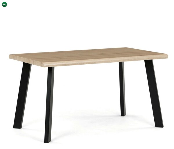 Jídelní stůl 140x80cm, mdf, divoký dub, HT-F4514 OAK