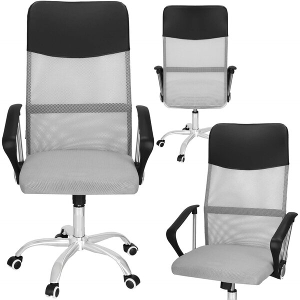 Springos Ergonomikus irodai forgószék, max 120kg- Szürke