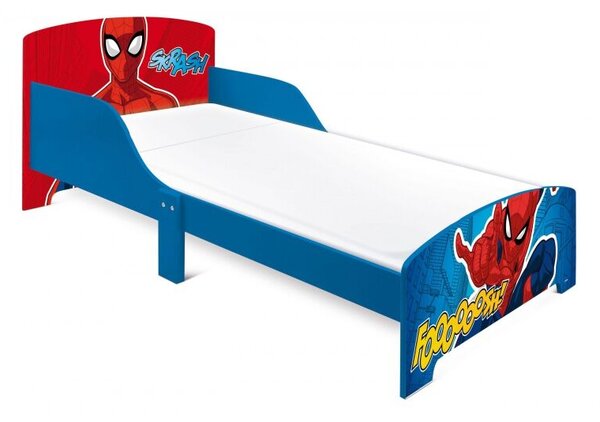Spiderman gyermekfaágy 77×143×60 cm – 70×140 cm-es matracra való rácsos alvófelülettel, SM17776