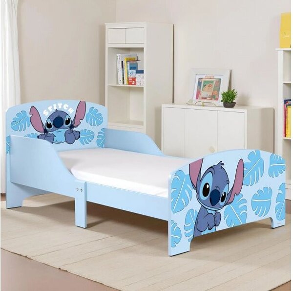 Lilo & Stitch gyermekfaágy 77×143×60 cm – 70×140 cm-es matracra való rácsos alappal, WD17781