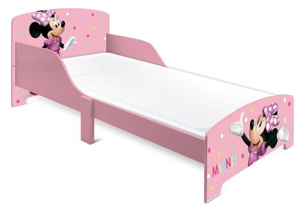 Minnie Mouse gyermekfaágy 77×143×60 cm – 70×140 cm-es matracra való rácsos alappal, WD17777