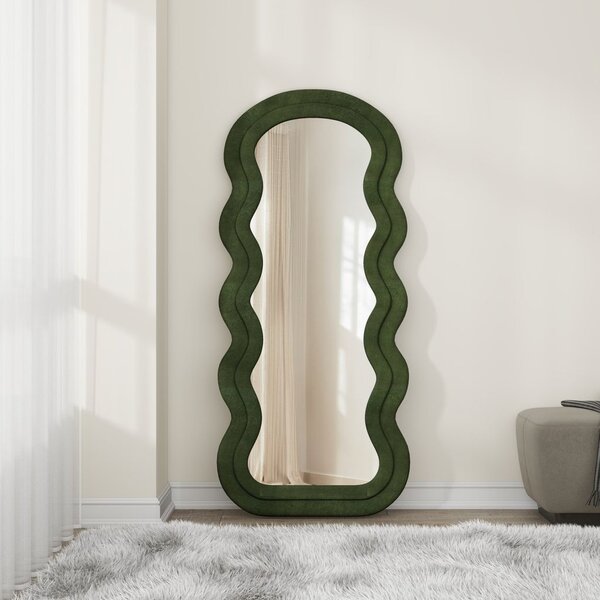 Álló vagy fali tükör, 160 cm, olíva - PRALINE