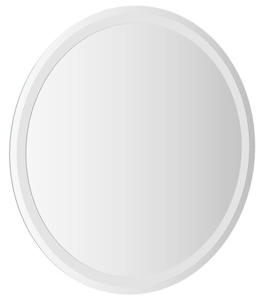 VidaXL Fürdőszobai tükör LED világítással, átlátszó, Ø 70 cm, edzett üveg