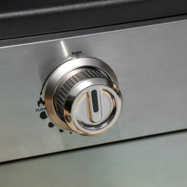 Black+Decker BXOG12950E Kerti Gázgrill 3 égős - Ezüst / Fekete