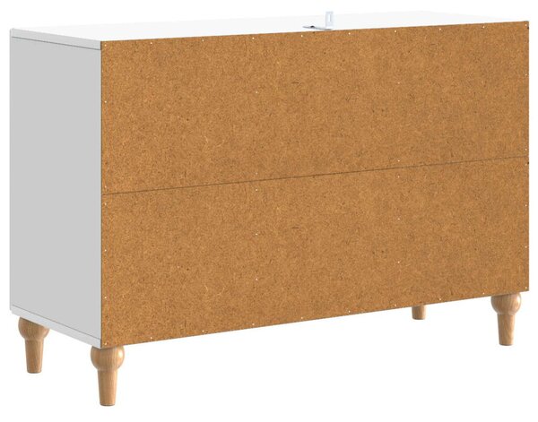 TV szekrény fiókkal Fehér 89 x 34,5 x 60 cm Szerelt Fa