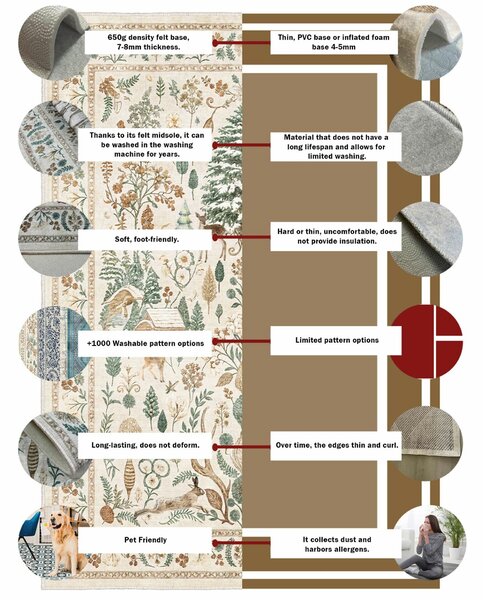 Conceptum Hypnose Rug (180 x 280) Multicolor Woopamuk191