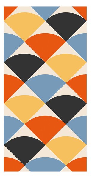 Tapéta - Színes geometrikus absztrakció III