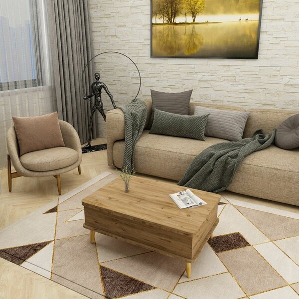 Hanah Home Coffee Table Pine Dy Ada - Pine