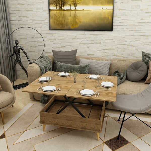 Hanah Home Coffee Table Pine Dy Ada - Pine