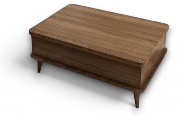 Hanah Home Dohányzóasztal Walnut Dy Ada - Diófa