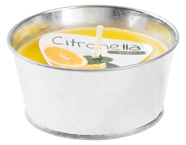 Gyertya Citronella CB146, rovarriasztó, vödörben, 130 g, 120x60 mm