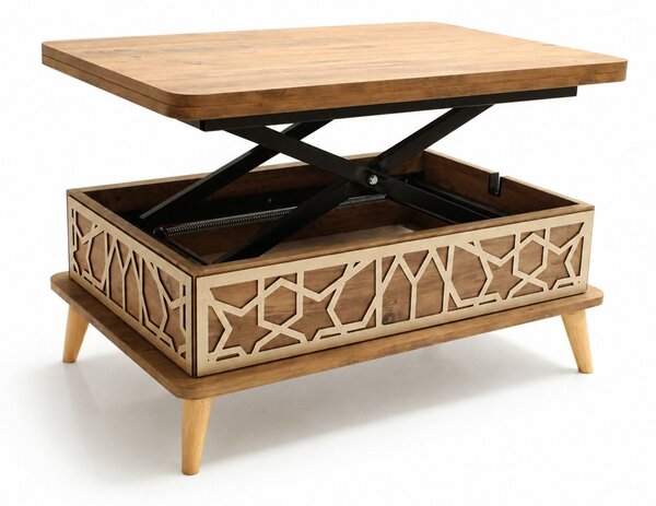 Hanah Home Coffee Table Pine Ottowa Ada - Pine