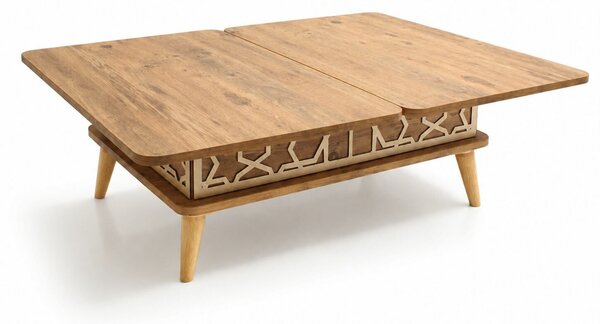 Hanah Home Coffee Table Pine Ottowa Ada - Pine