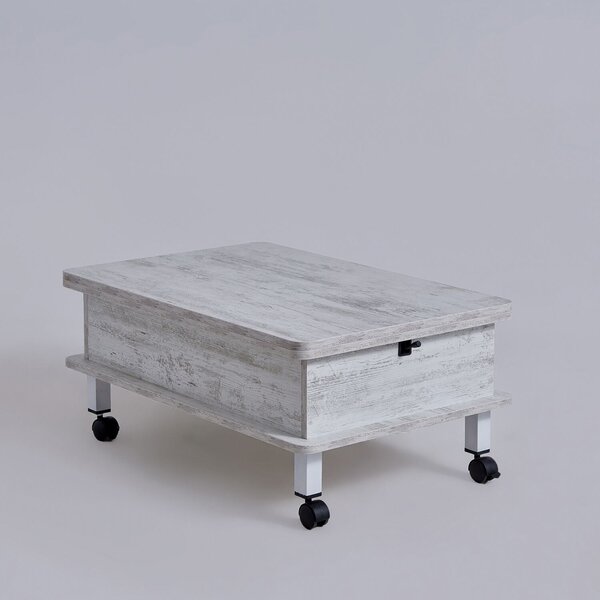 Hanah Home dohányzóasztal Antique White Dy Adt - antik fehér