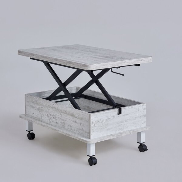 Hanah Home dohányzóasztal Antique White Dy Adt - antik fehér