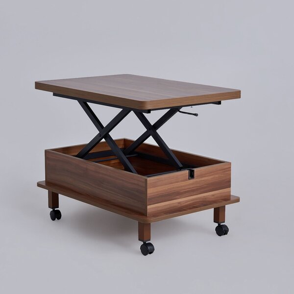 Hanah Home Coffee Table Walnut Dy Adt - Walnut
