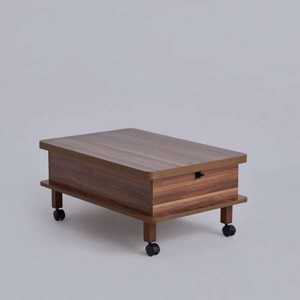 Hanah Home Coffee Table Walnut Dy Adt - Walnut
