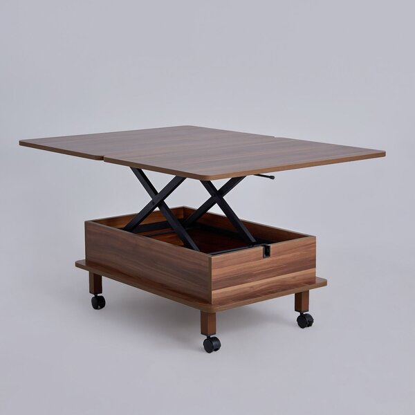 Hanah Home Coffee Table Walnut Dy Adt - Walnut