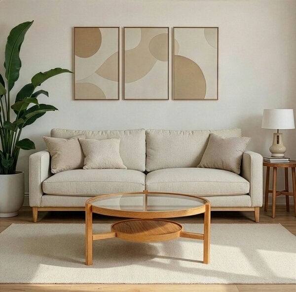 Hanah Home Coffee Table Oak Flora - Oak