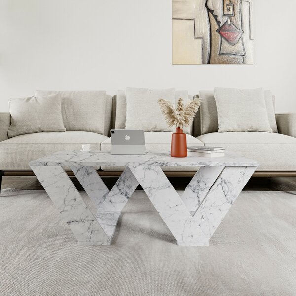Hanah Home Dohányzóasztal Carrara Márvány Pipra