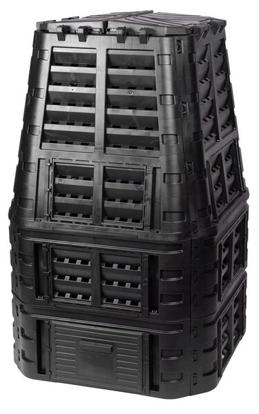 Komposztáló Patrol ECO Multi 880 lit, fekete, PE