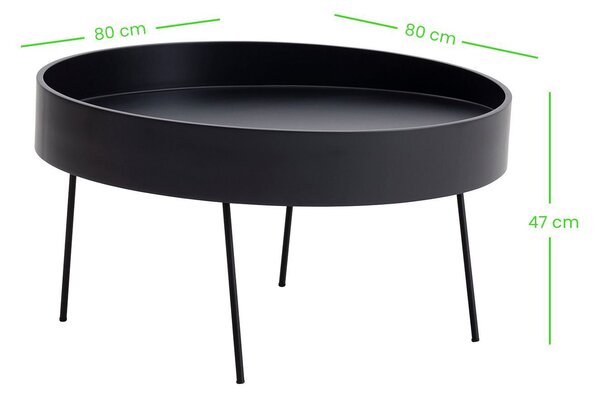 Hanah Home Coffee Table Anthracite Ilo - Anthracite