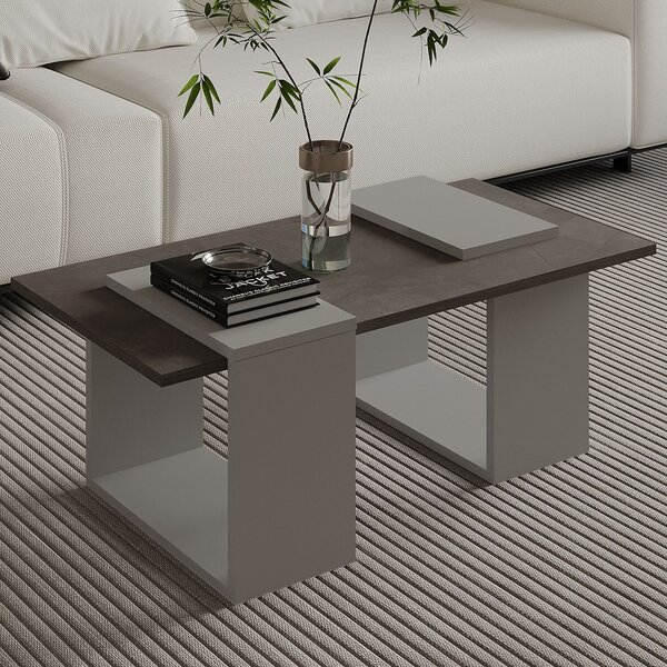 Hanah Home Gordion Marble dohányzóasztal, szürke Matris - Gordion Marble, szürke