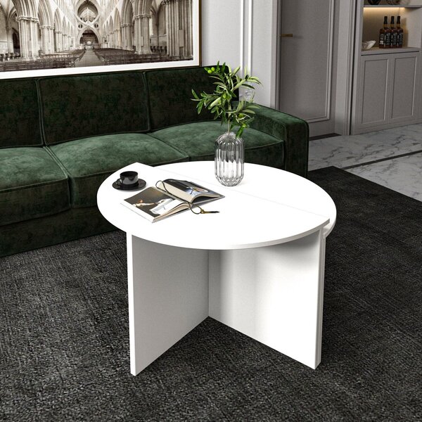 Hanah Home Coffee Table White Dolunay - White