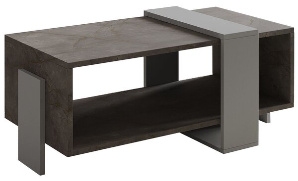 Hanah Home Gordion Marble Dohányzóasztal, Szürke Meleni