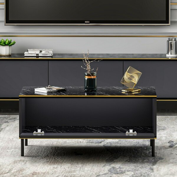 Hanah Home Coffee Table Anthracite Imaj - Anthracite