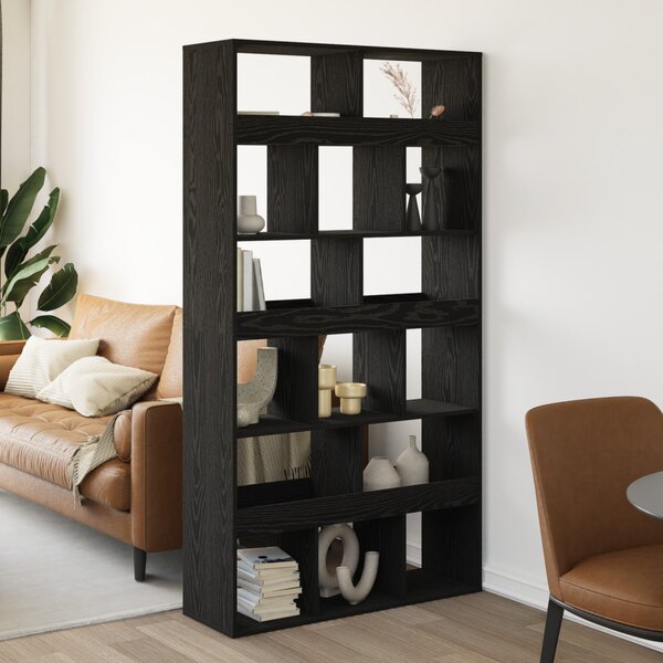 Könyvespolc 15 szintes 100 x 33 x 93.75 cm Szerelt Fa