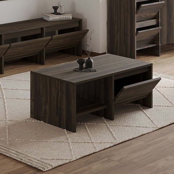 Hanah Home Coffee Table Walnut Laris - Walnut