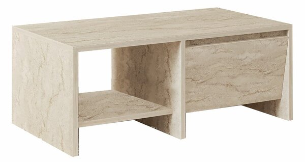 Hanah Home Coffee Table Travertine Laris - Travertine