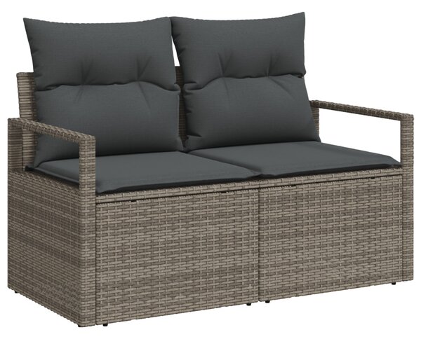 Kanapé Szett párnával 5 pcs polirattan