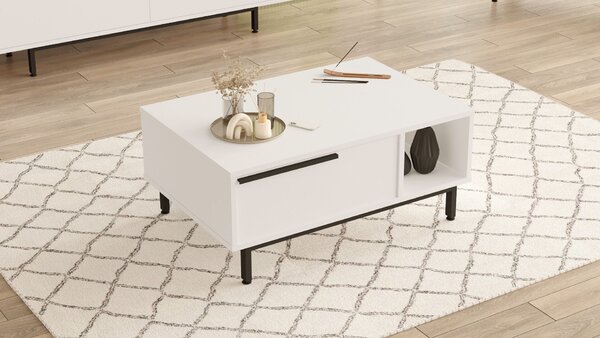 Hanah Home Dohányzóasztal Fehér On2-W