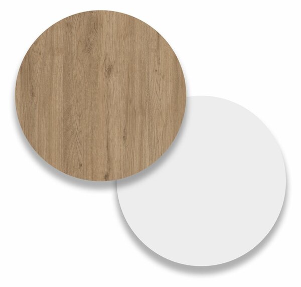 Hanah Home Wall Shelf Oak White Ars1-Sw