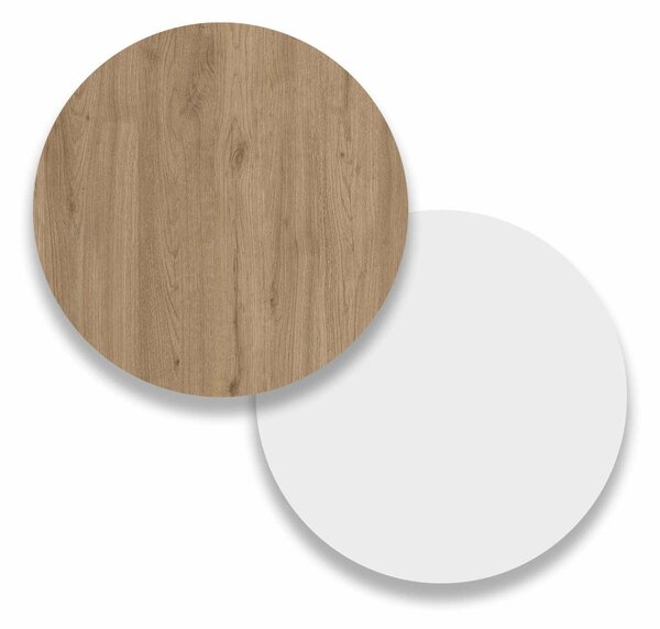 Hanah Home Dohányzóasztal Natúr fehér Boh2-Sw